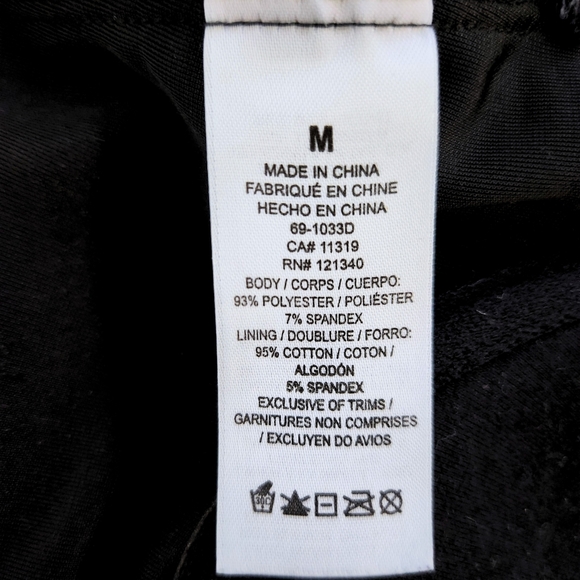 Dynamite Black Velvet Bustier Top - Size M - Picture 5 of 5